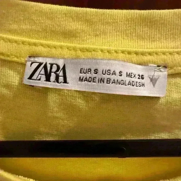 Zara Women's Yellow Blouse Small - Picture 3 of 3
